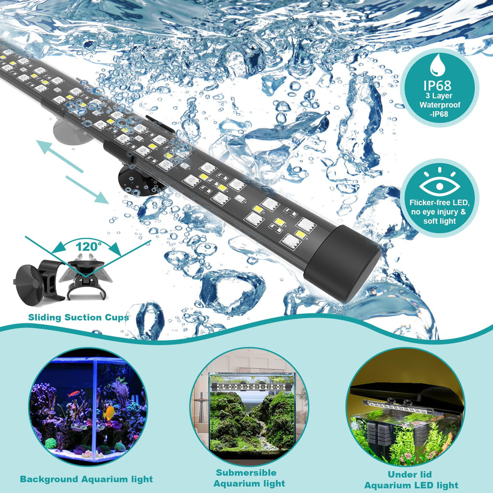 SEAOURA low-voltage 20V operation supports safe, energy-efficient aquarium lighting.