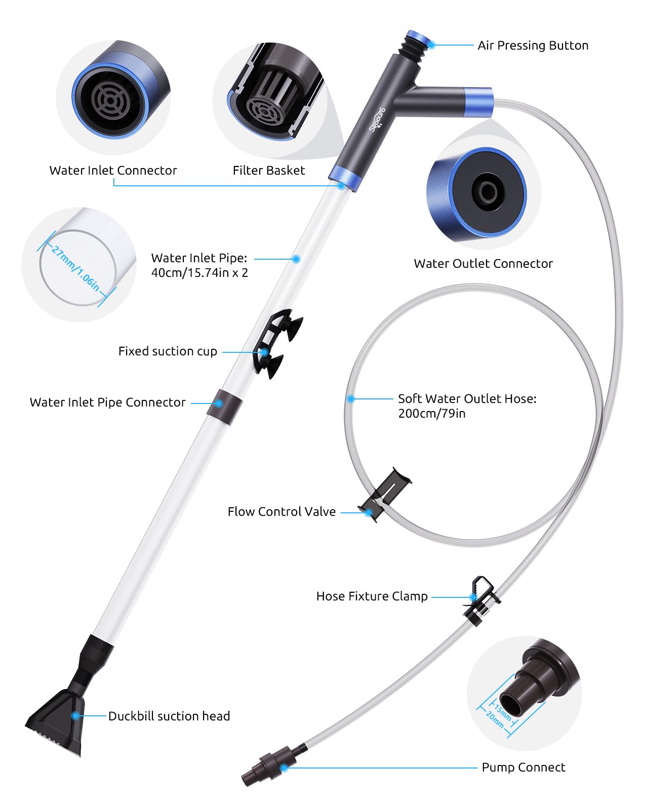 Seaoura manual press design highlights silent, electricity free operation.