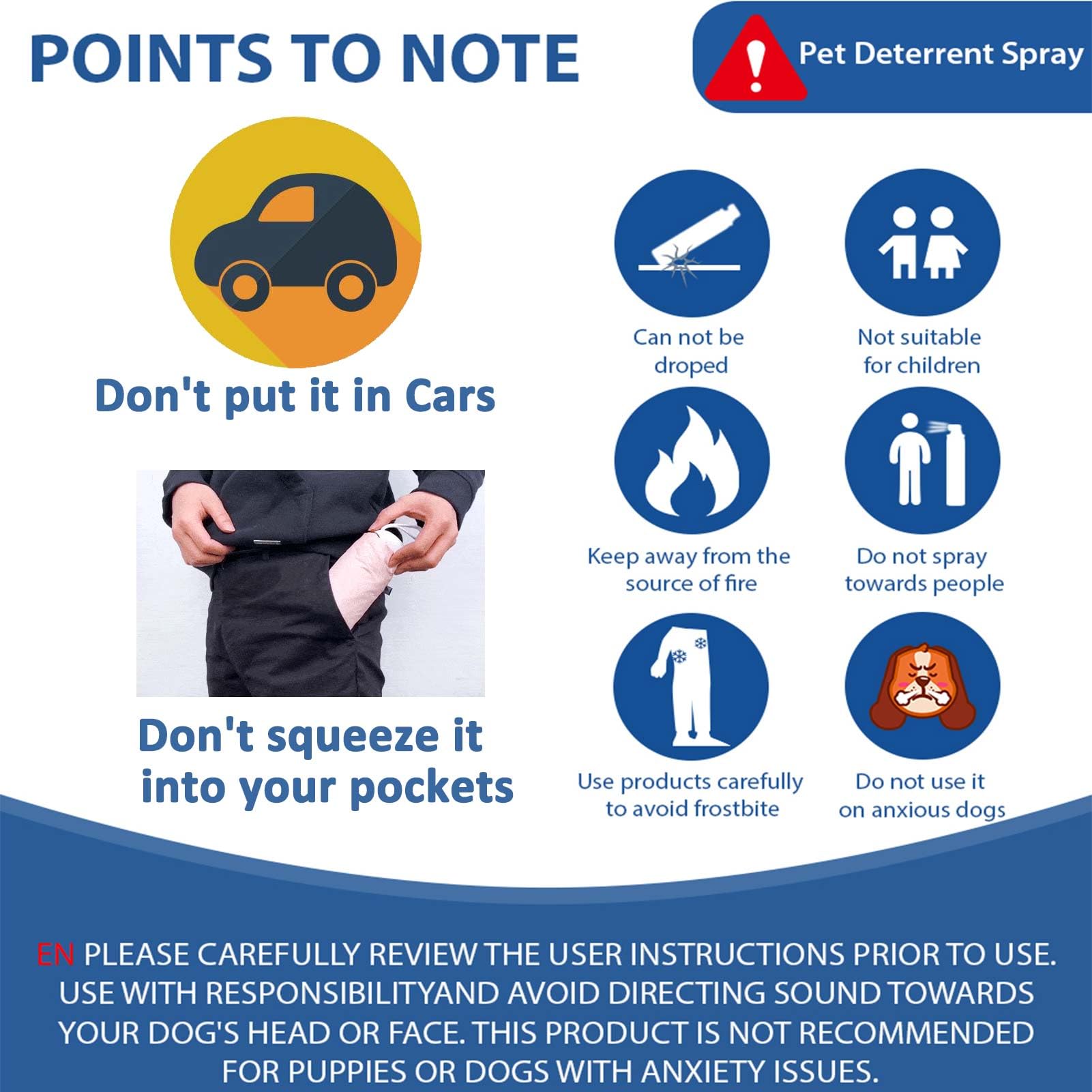 SeasonFit usage step 2 shows how to distract and retrain.