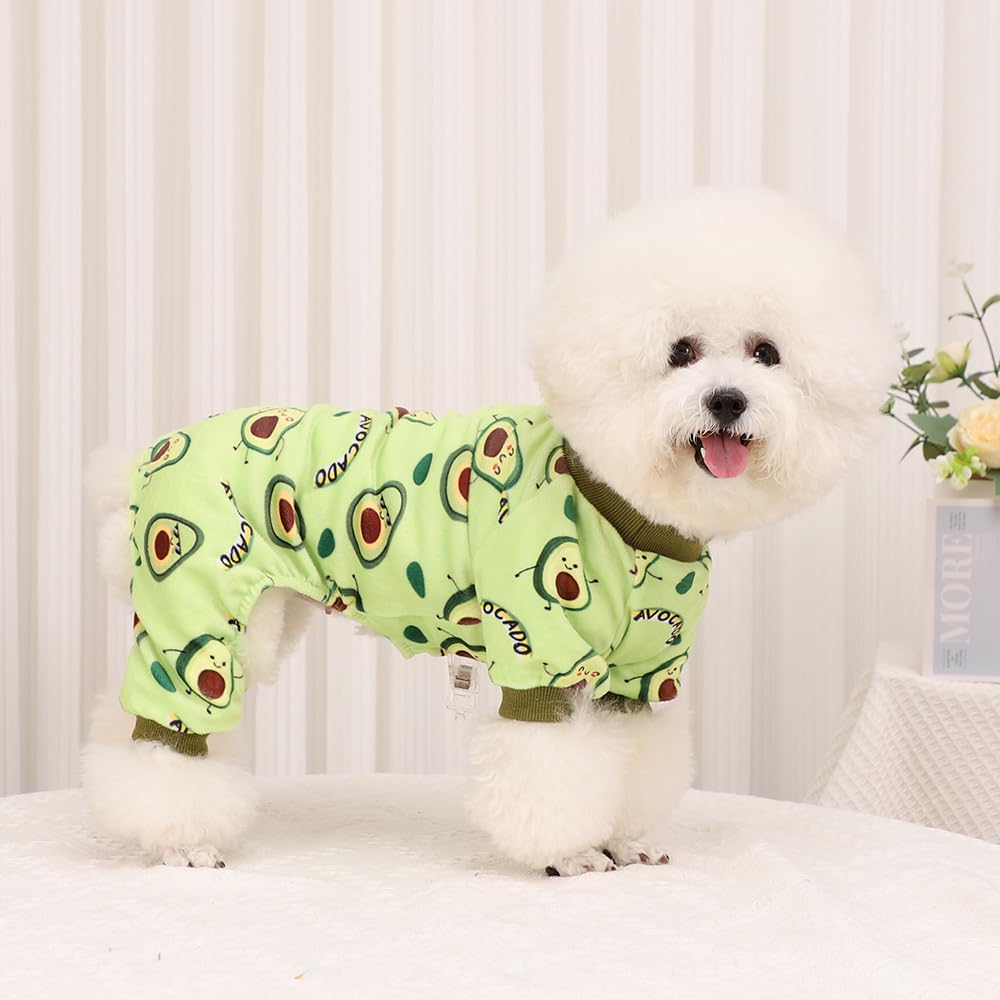 Sebaoyu avocado dog pajamas machine-wash friendly for quick cleanup