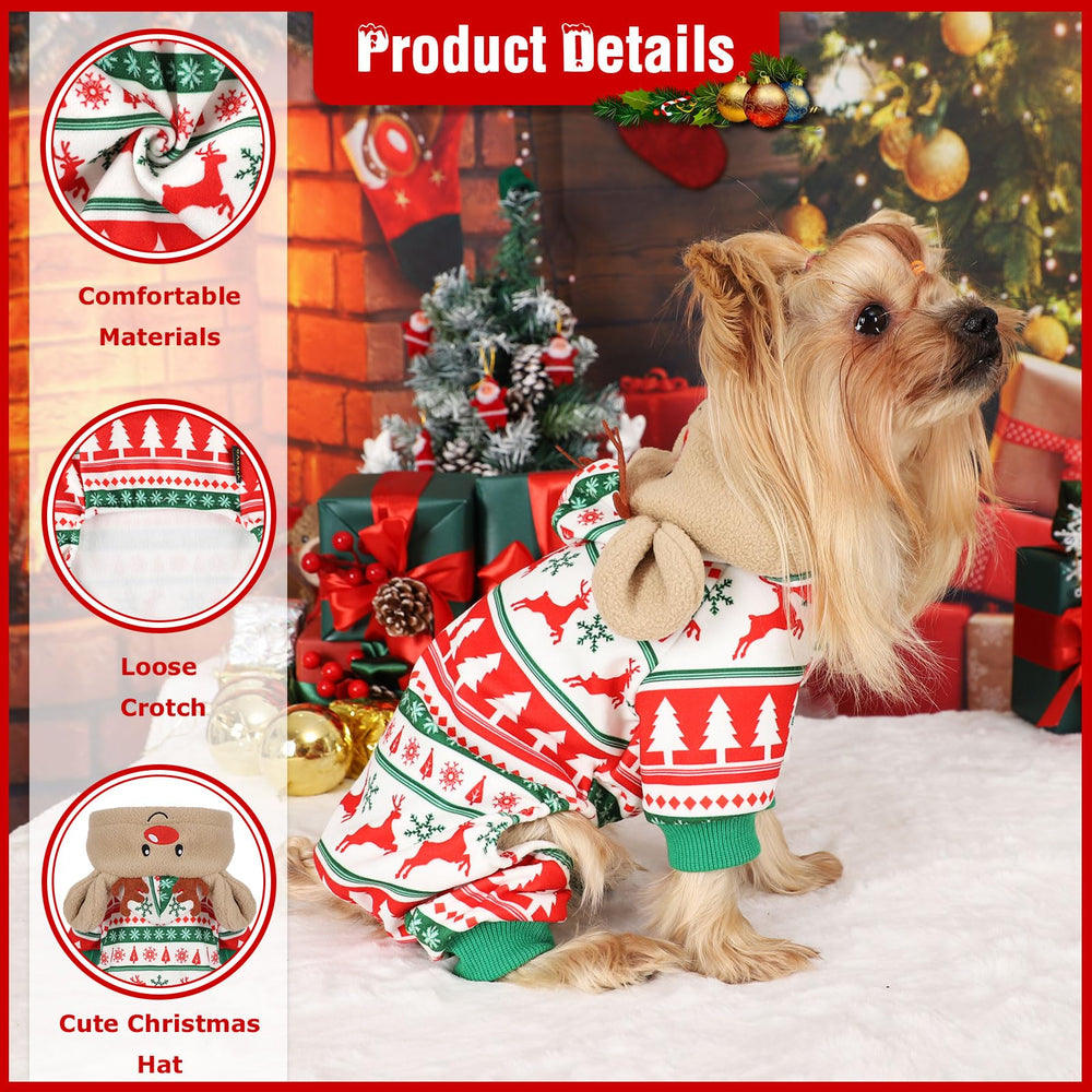 Sebaoyu Christmas pattern pajamas showcase snowflakes and reindeer for festive style