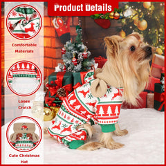 Sebaoyu Christmas pattern pajamas showcase snowflakes and reindeer for festive style
