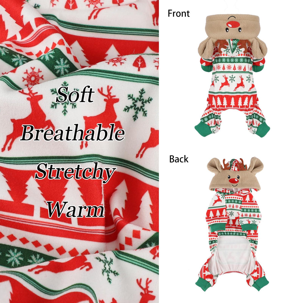 Sebaoyu dog pajamas offer full-coverage warmth for small breeds during cold days