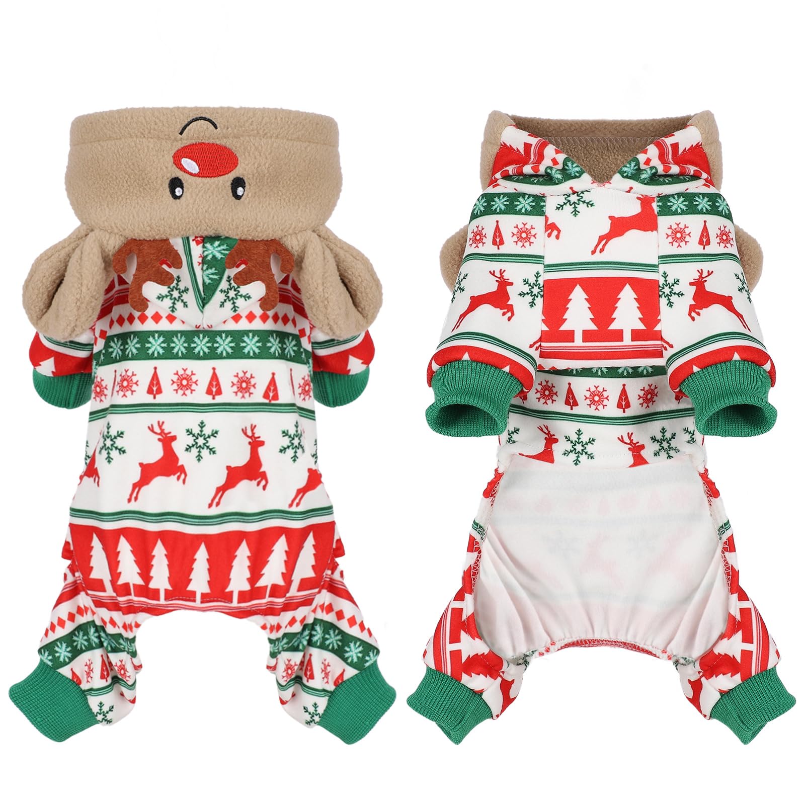 Sebaoyu small-size pajamas fit XXS to S for tiny breeds