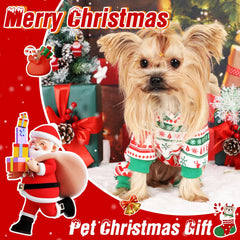 Sebaoyu dog pajamas in winter soft fabric provide cozy warmth for small dogs