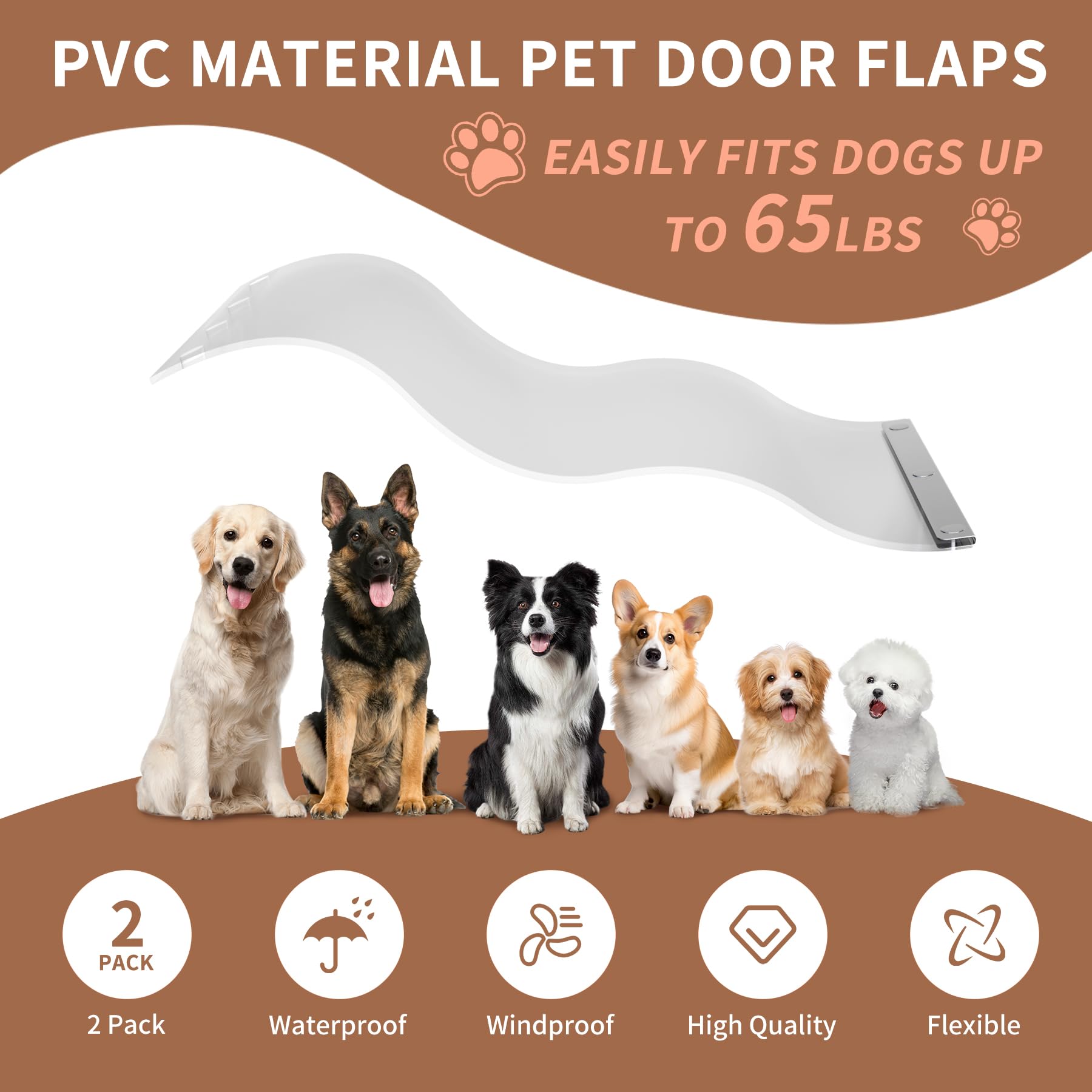 SECIVLOT easy-install flaps enable quick DIY replacement.