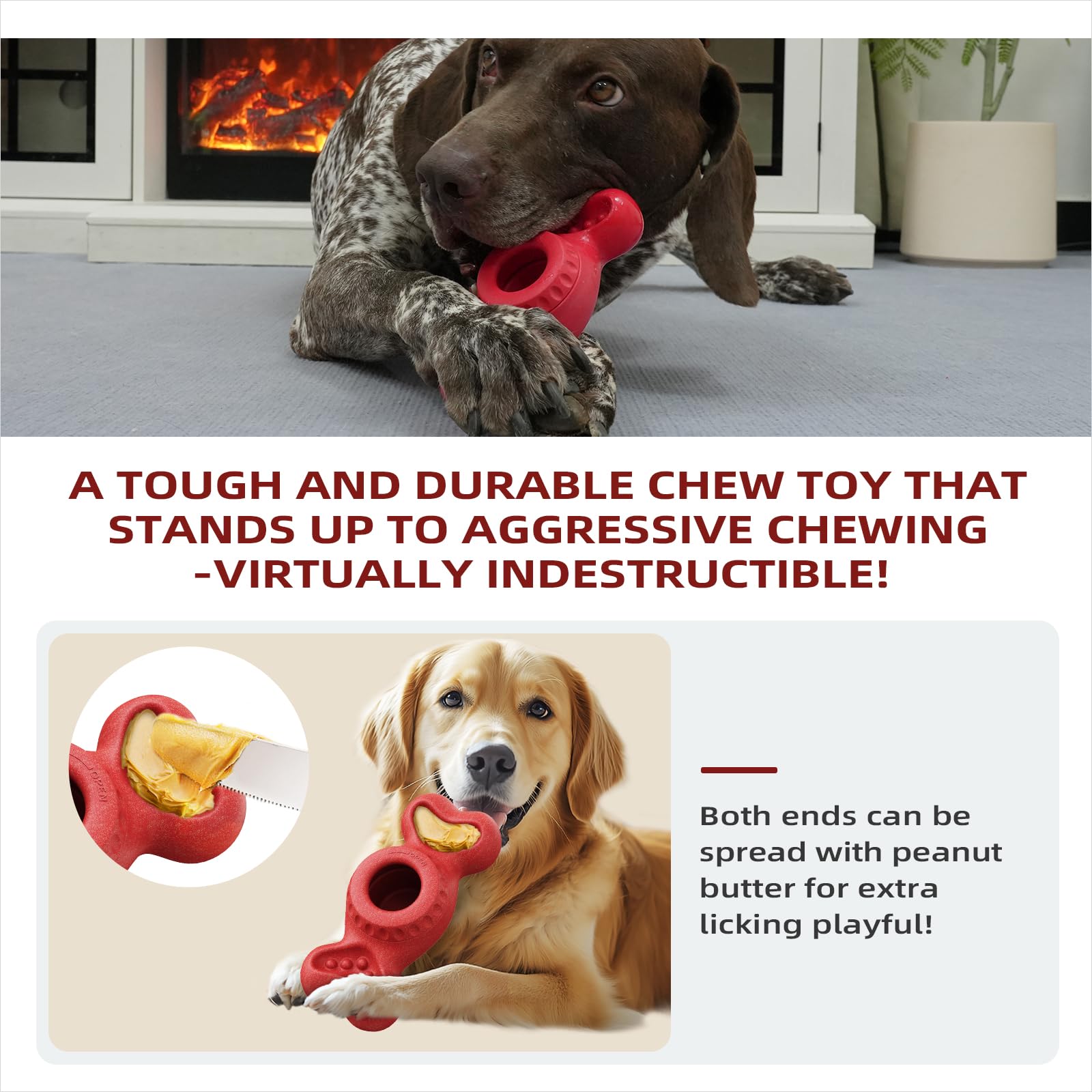 Sedioso playtime outdoors image shows reliable chew toy for indoor-outdoor boredom relief.
