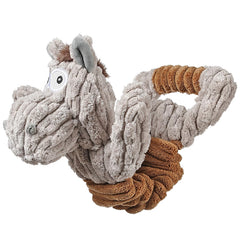 Sedioso plush dog toy crinkle-belly closeup shows belly sound