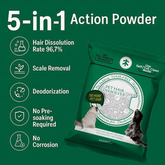 Seedshub Pet Hair Dissolver activated by the hottest cycle to dissolve residue.