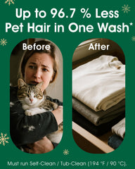 Seedshub Pet Hair Remover dog hair on clothes shows effective fur removal