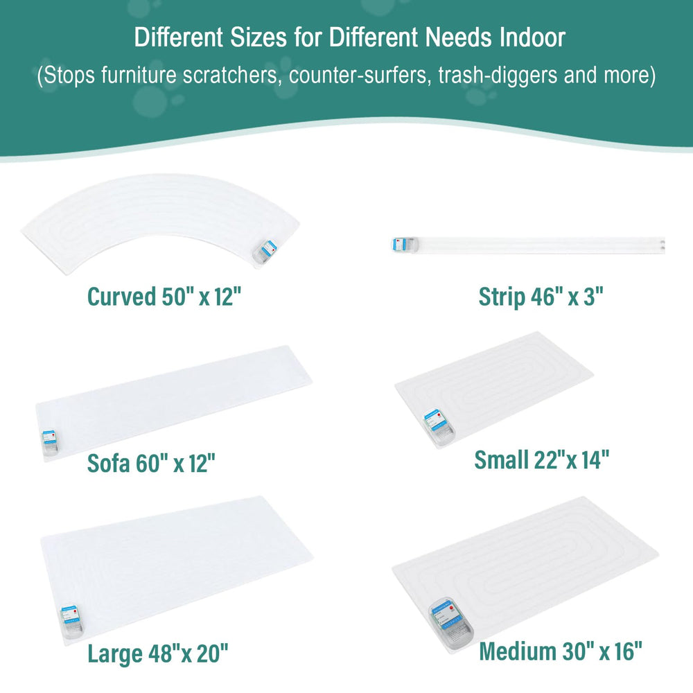 SEERWAY Scat Mat easy to clean and roll for storage.