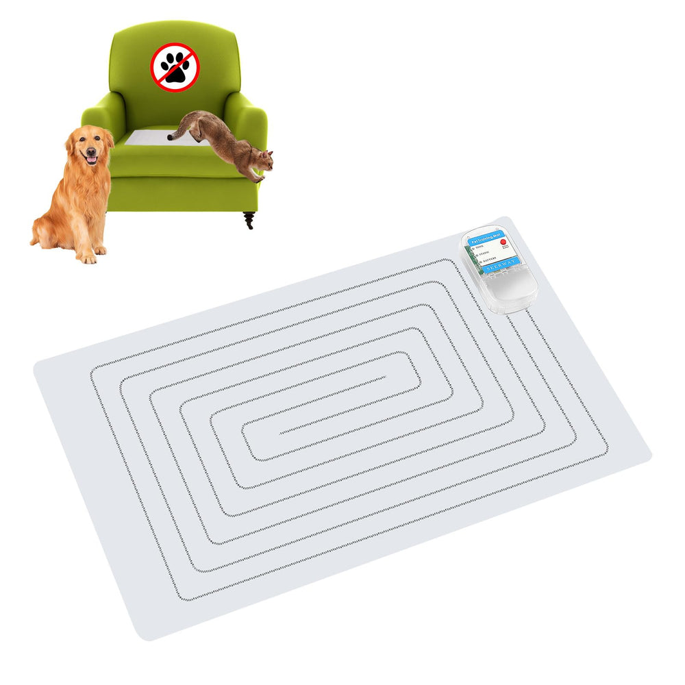 SEERWAY scat mat front view deterring pets from sofa