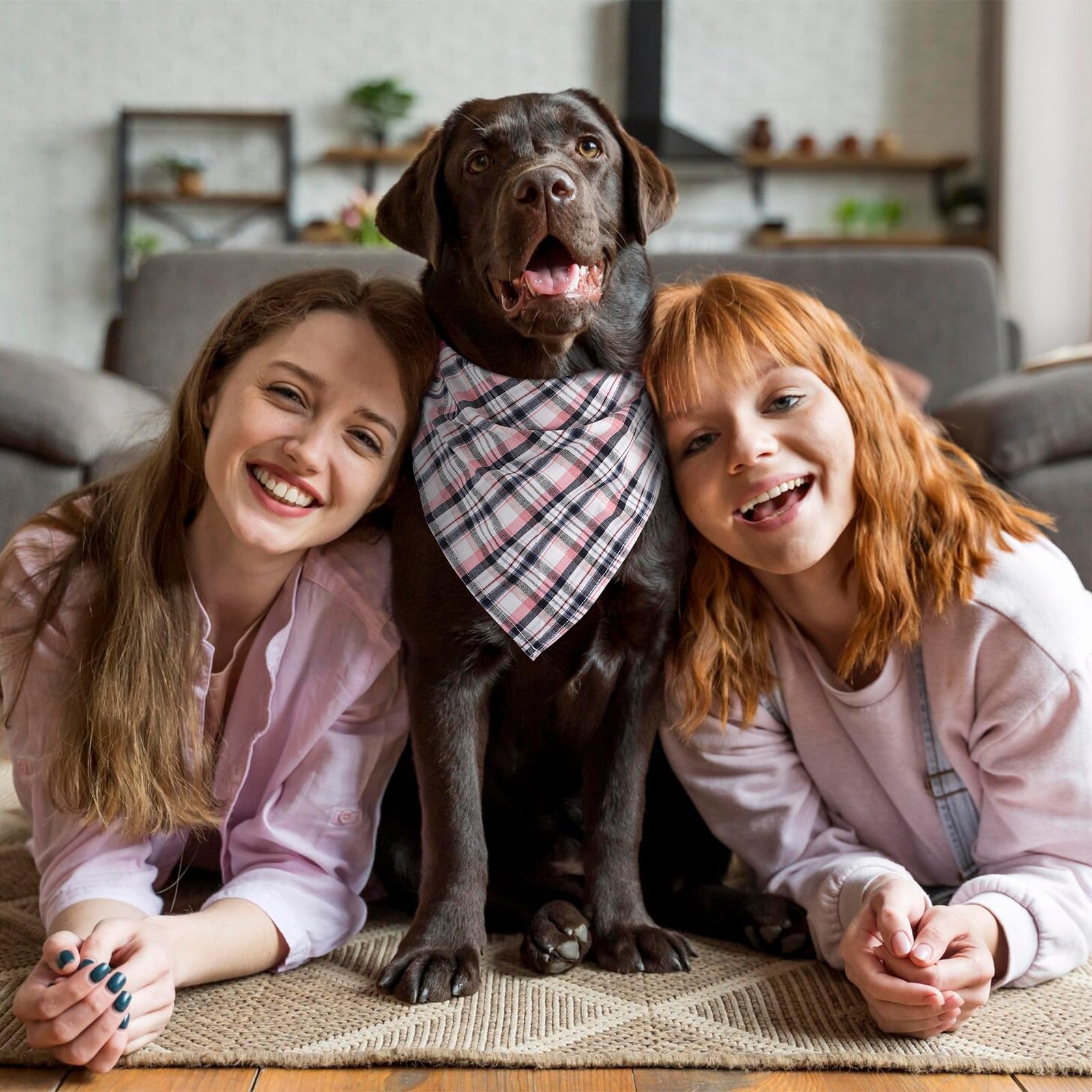 Segarty plaid bib styling for birthdays, holidays, and special occasions