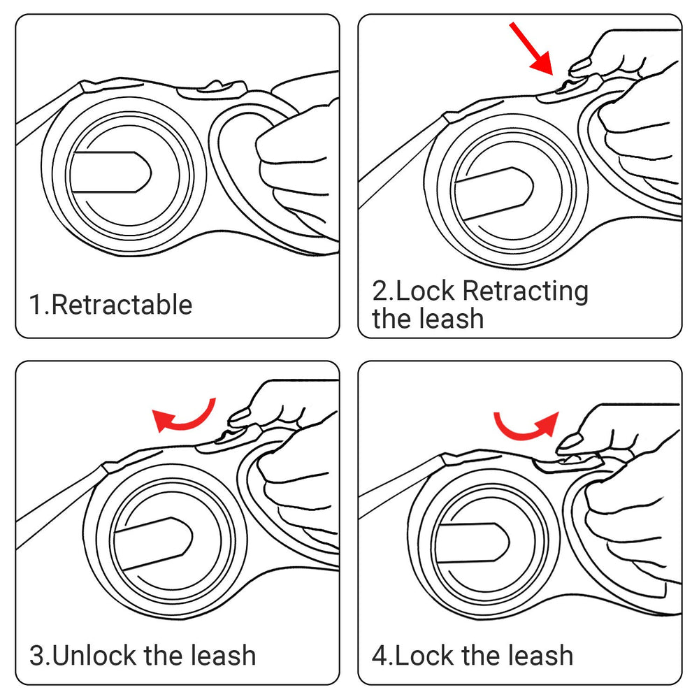 Segarty leash supports dogs up to 110 lbs for versatile use.