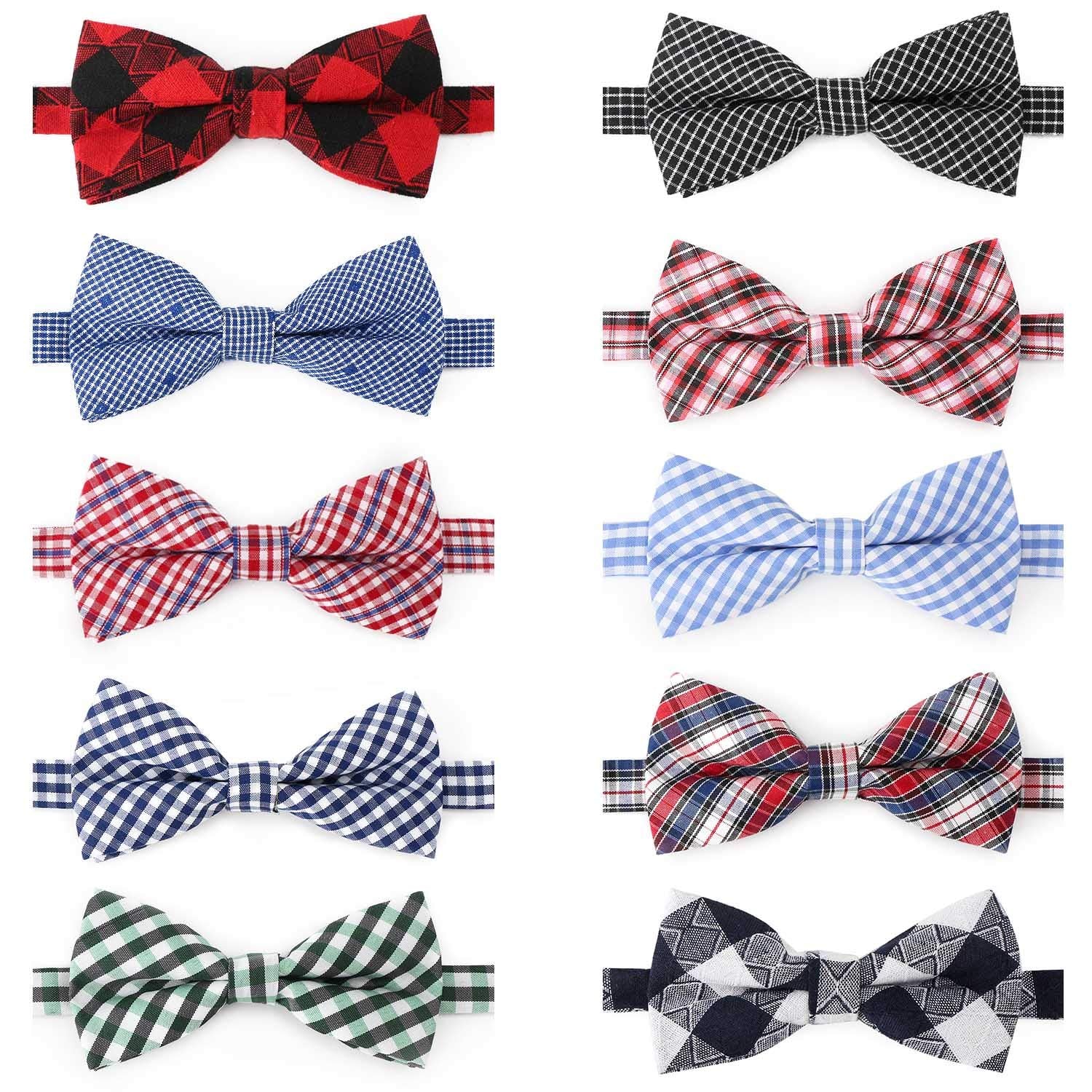 Segarty puppy bow ties assortment flatlay for versatile pet styling ideas and photos