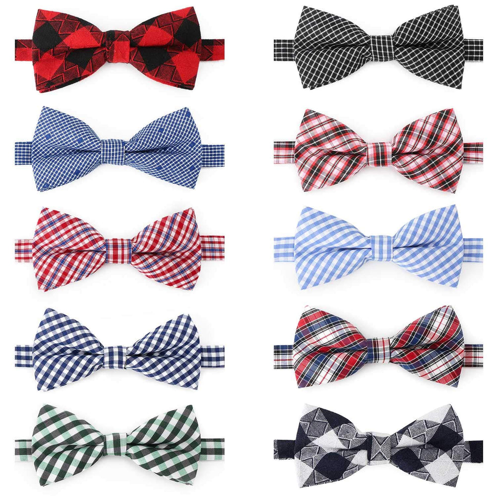 Segarty puppy bow ties assortment flatlay for versatile pet styling ideas and photos