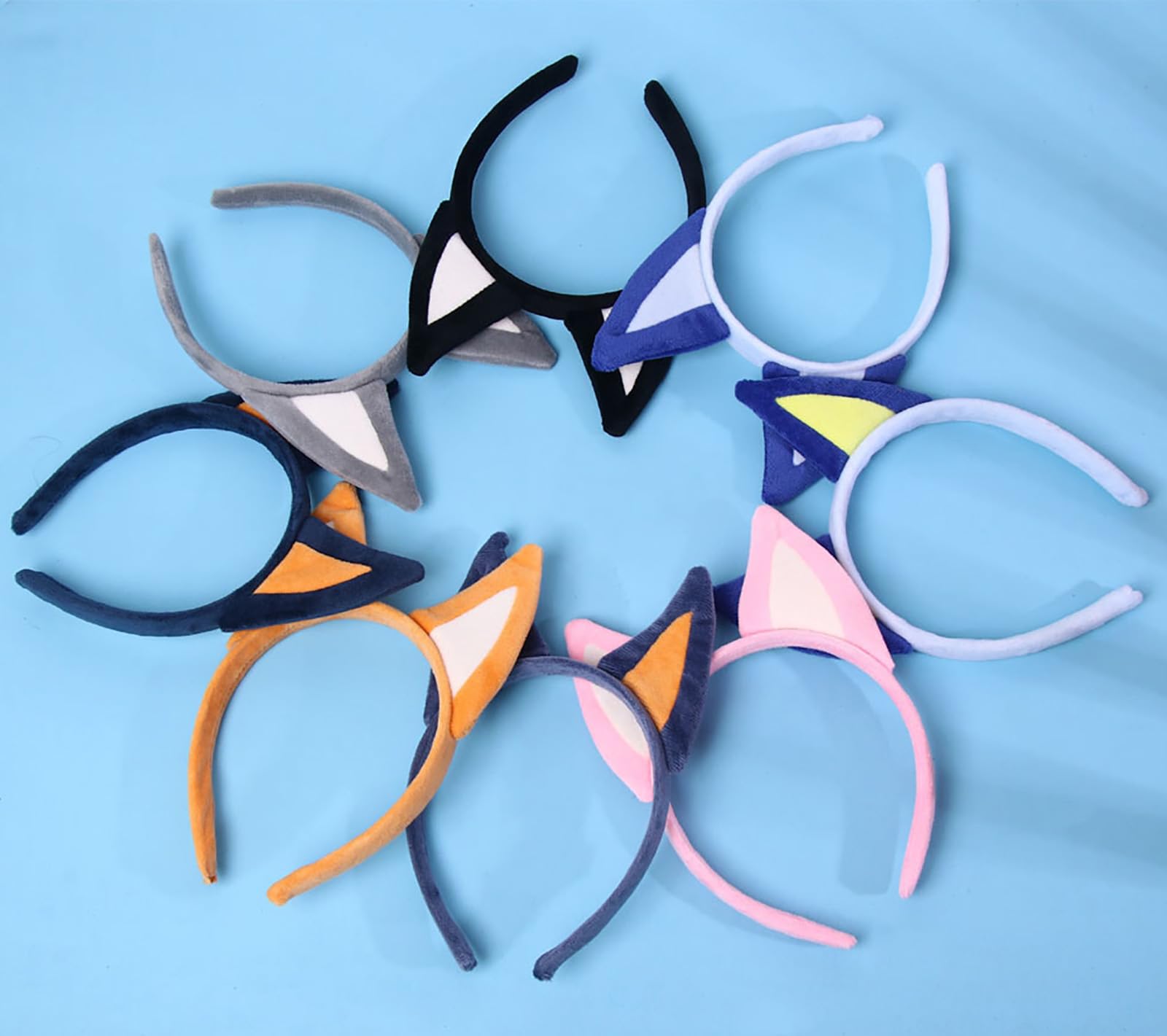 Seglorwy dog ears headband doubles as makeup headband to keep hair back.