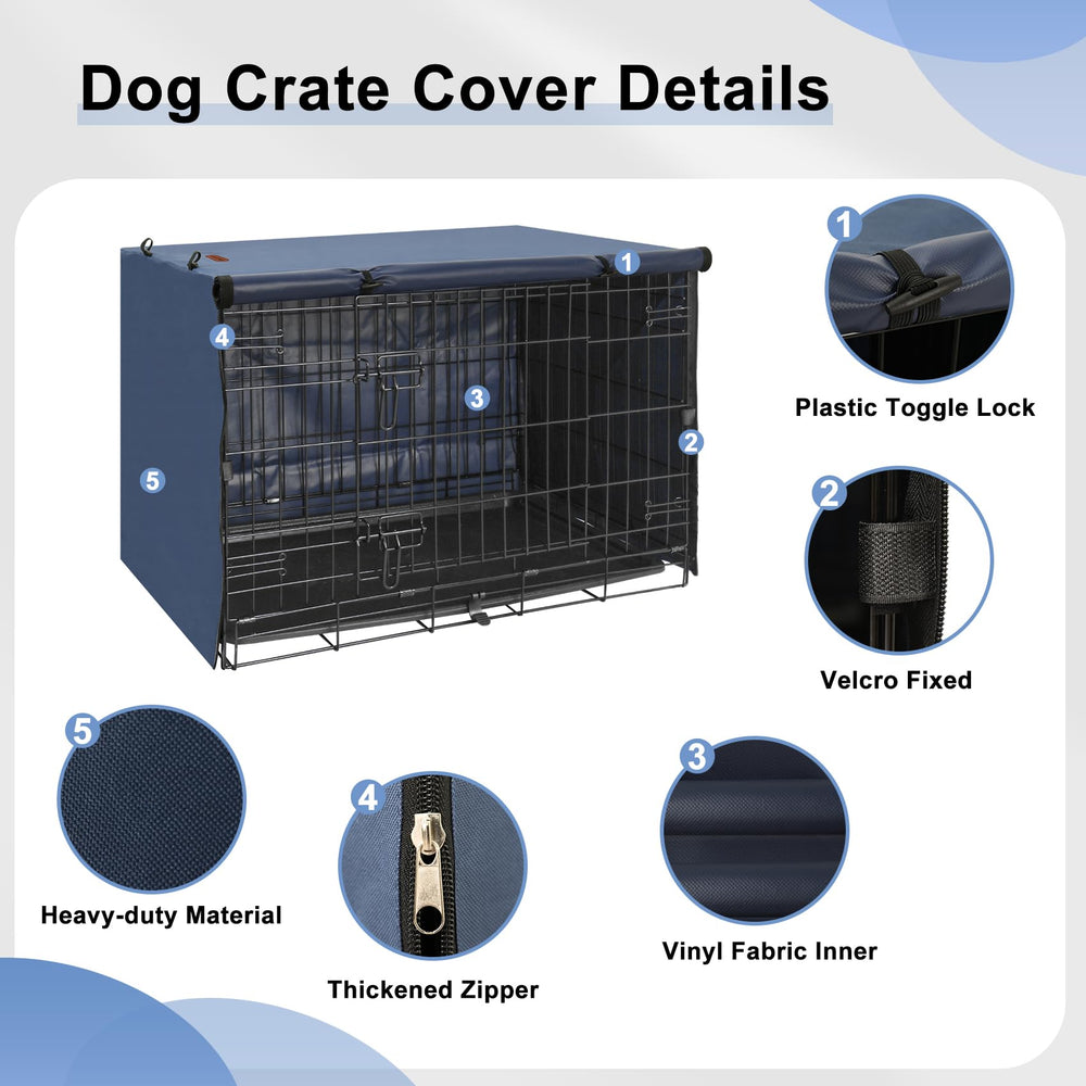 Seiyierr blue durable polyester kennel cover for windproof protection