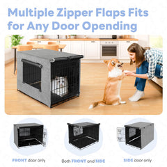 Seiyierr crate cover side entrances improve airflow and comfort