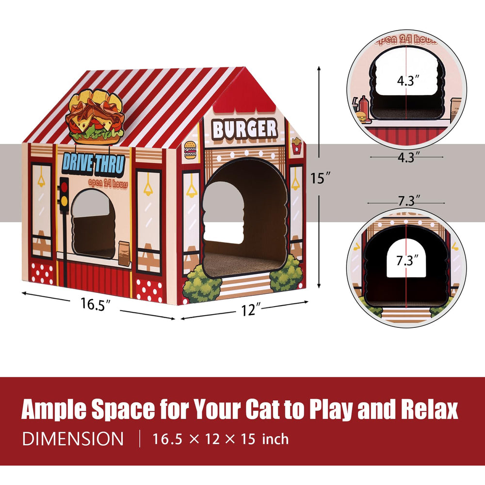 SEKAM burger-shop design enhances home decor and play space.