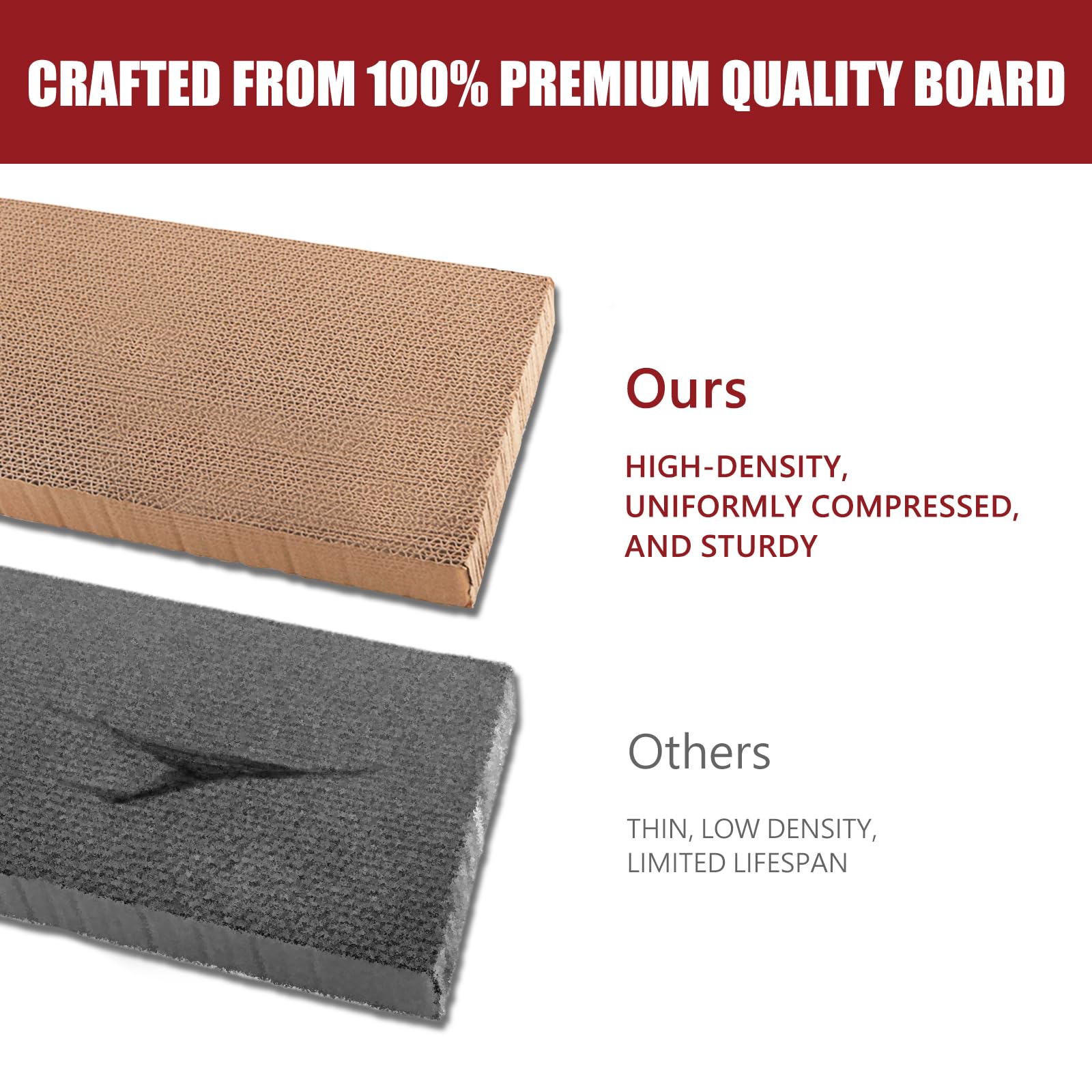 SEKAM sturdy cardboard construction provides lightweight, reusable usage.