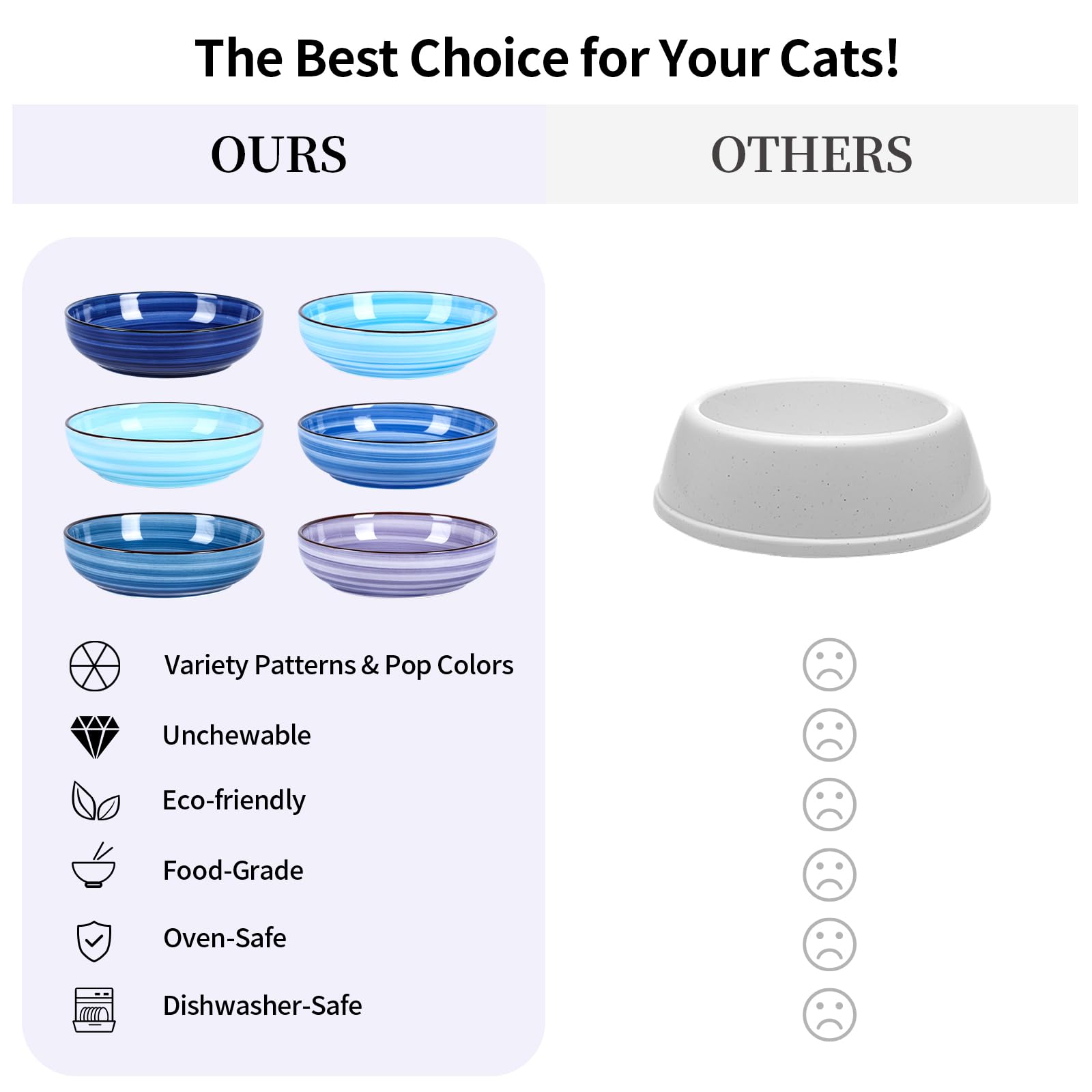 Selamica cat-bowl dishwasher-safe design simplifies cleaning after meals