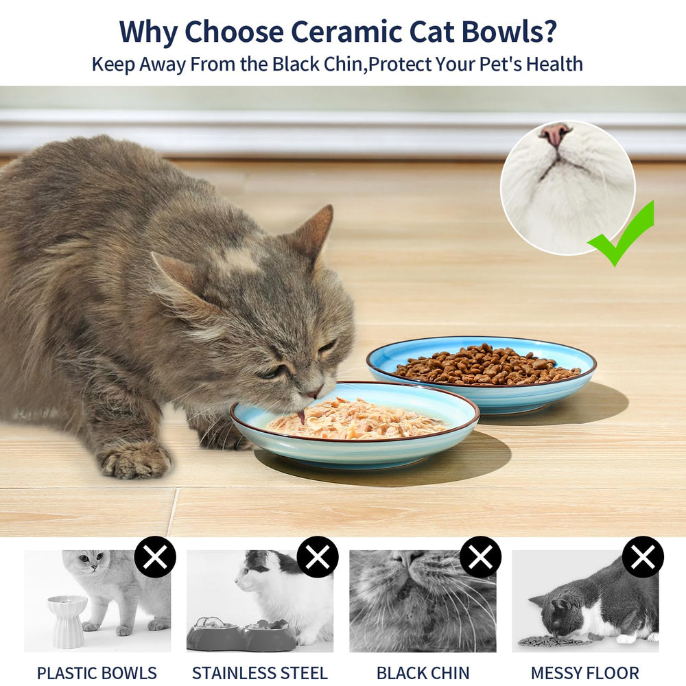 Selamica ceramic bowls feature a stable base to prevent tipping.