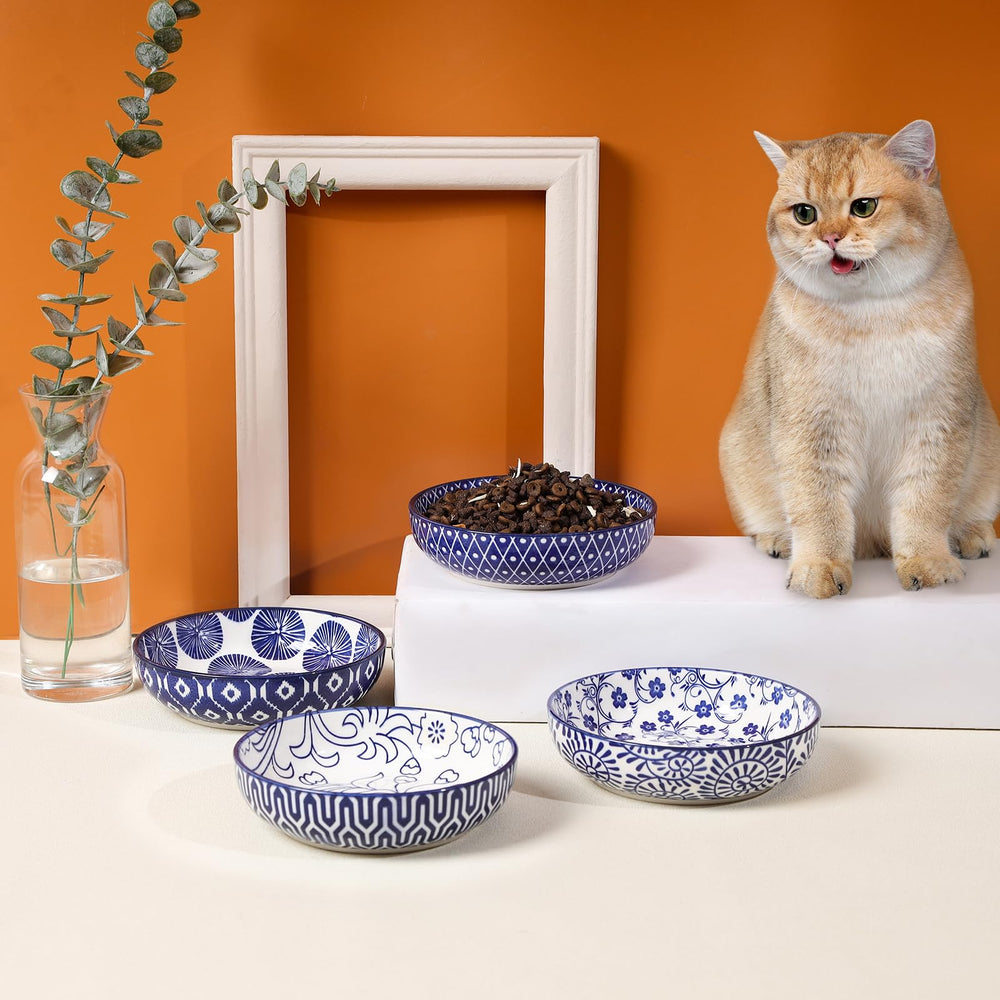Selamica inside-outside patterned bowls display vivid colors for playful mealtimes.