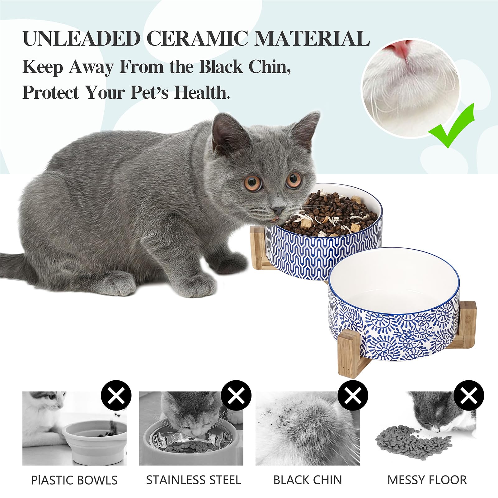 Selamica wide-mouth bowls designed for easy, spill-free feeding