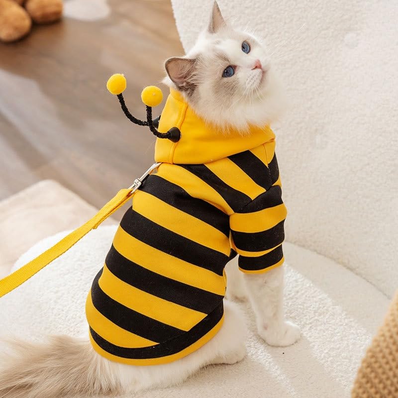 Selena bee-antennae hoodie with bendable antennae for playful costumes