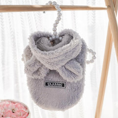 Selena plush fabric close-up shows soft, cozy material for comfort