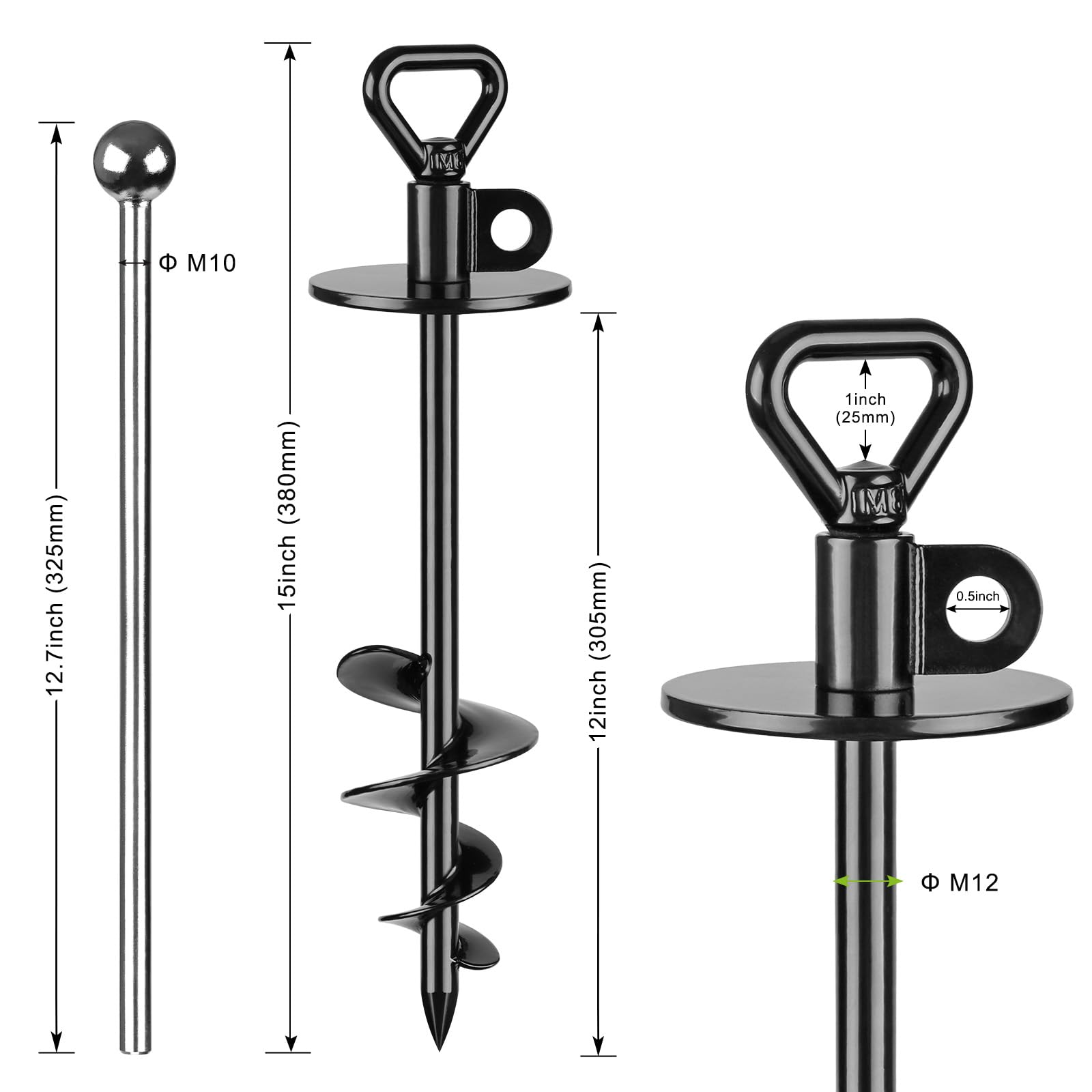 SELEWARE anti-rust alloy steel finish resists corrosion in varied weather.