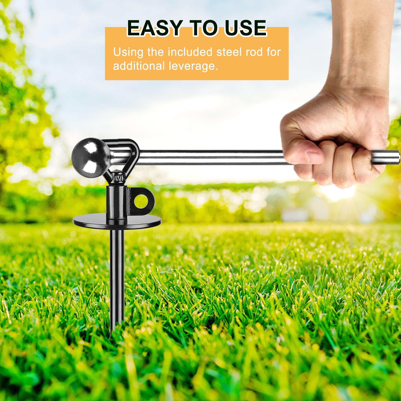 SELEWARE twist rod included helps quick, tool-free installation on-site.