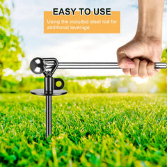 SELEWARE twist rod included helps quick, tool-free installation on-site.