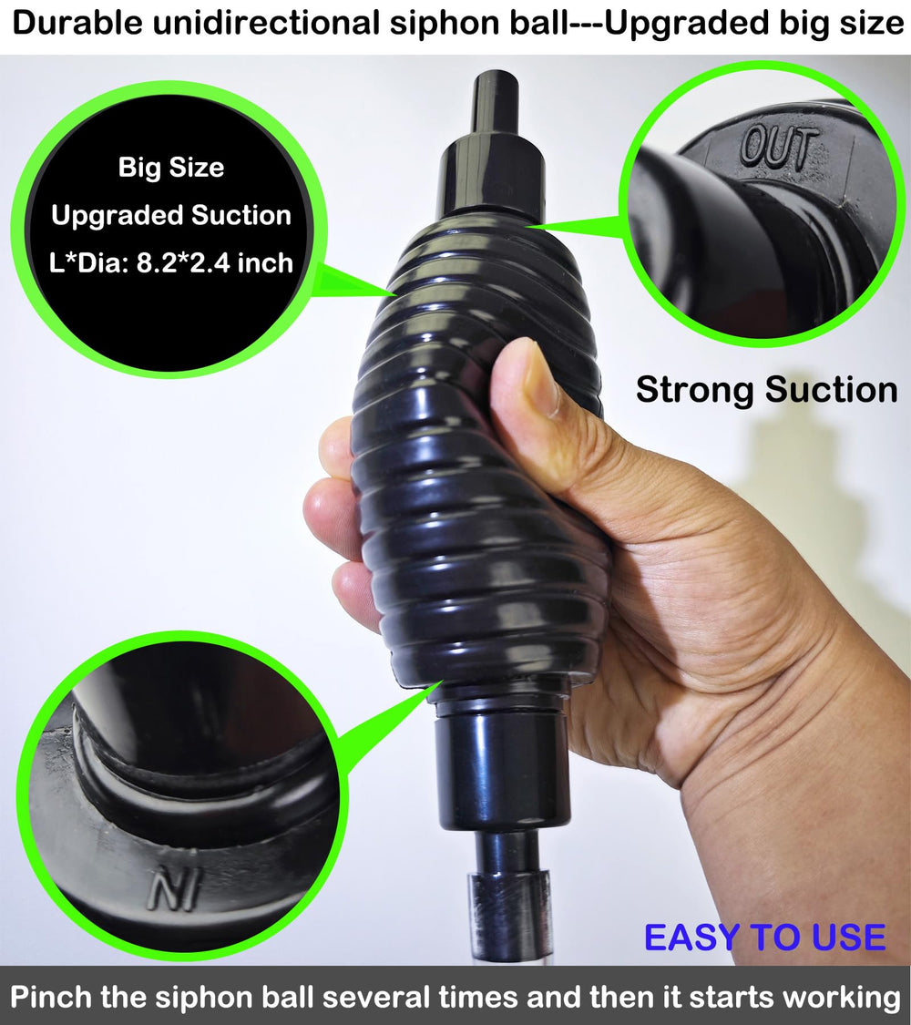Seltomer 7ft hose durability for kink-free, safe fish tank circulation.