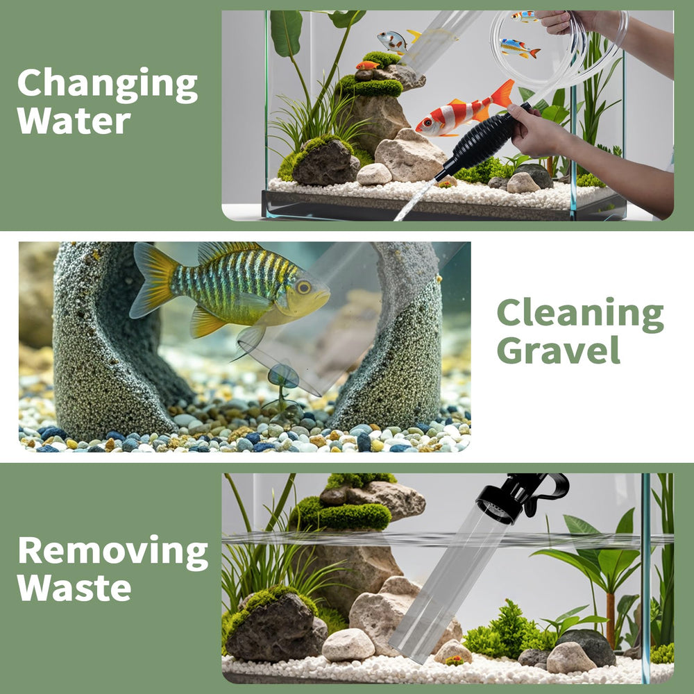 Seltomer compact anti-kink design supports convenient, efficient routine water changes.