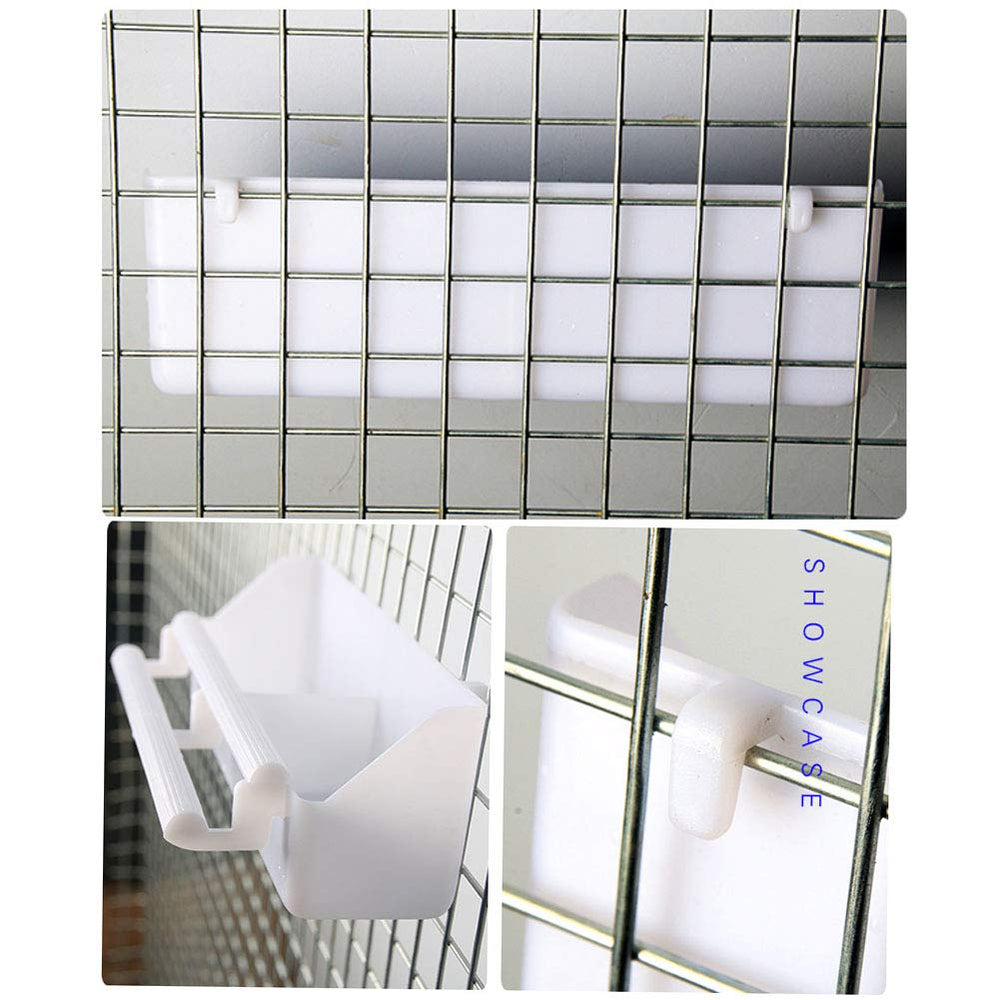 Seneme budgie-feeder-use depicts practical daily water and feed solution.