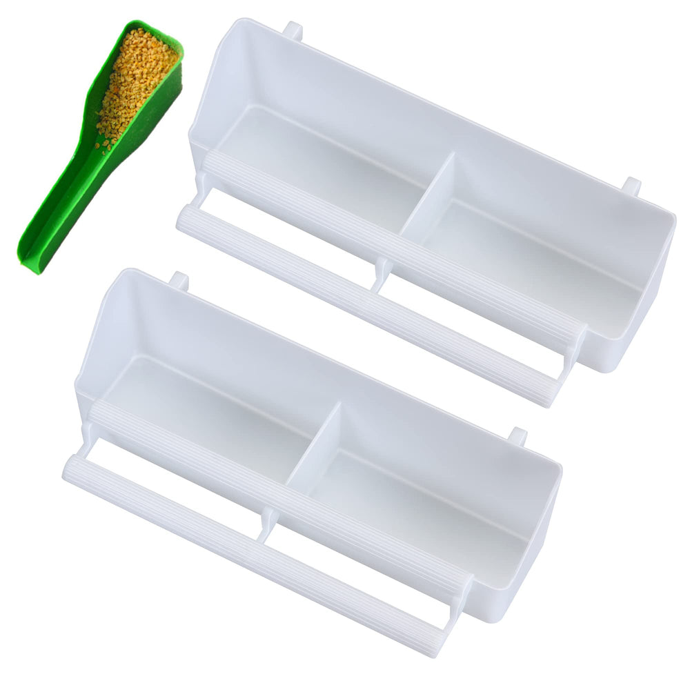Seneme bird water dispenser cage-assembly shows quick setup for clean watering.