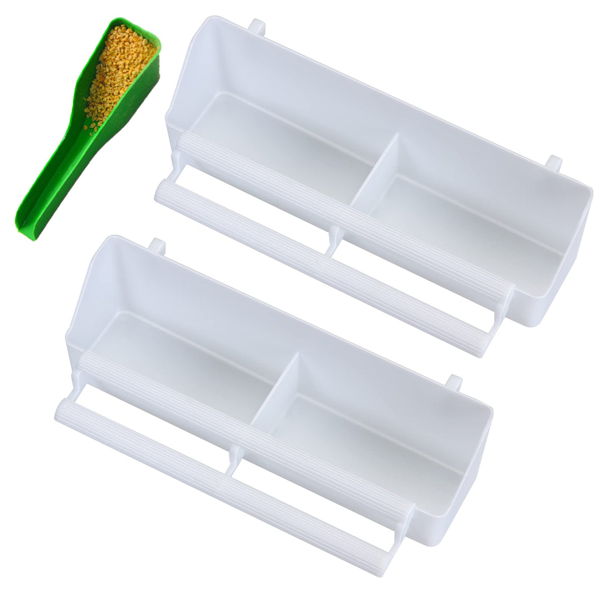 Seneme bird water dispenser cage-assembly shows quick setup for clean watering.