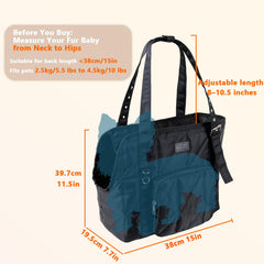 SENIOR BUDDAY dog carrier tote luggage strap for easy airport navigation
