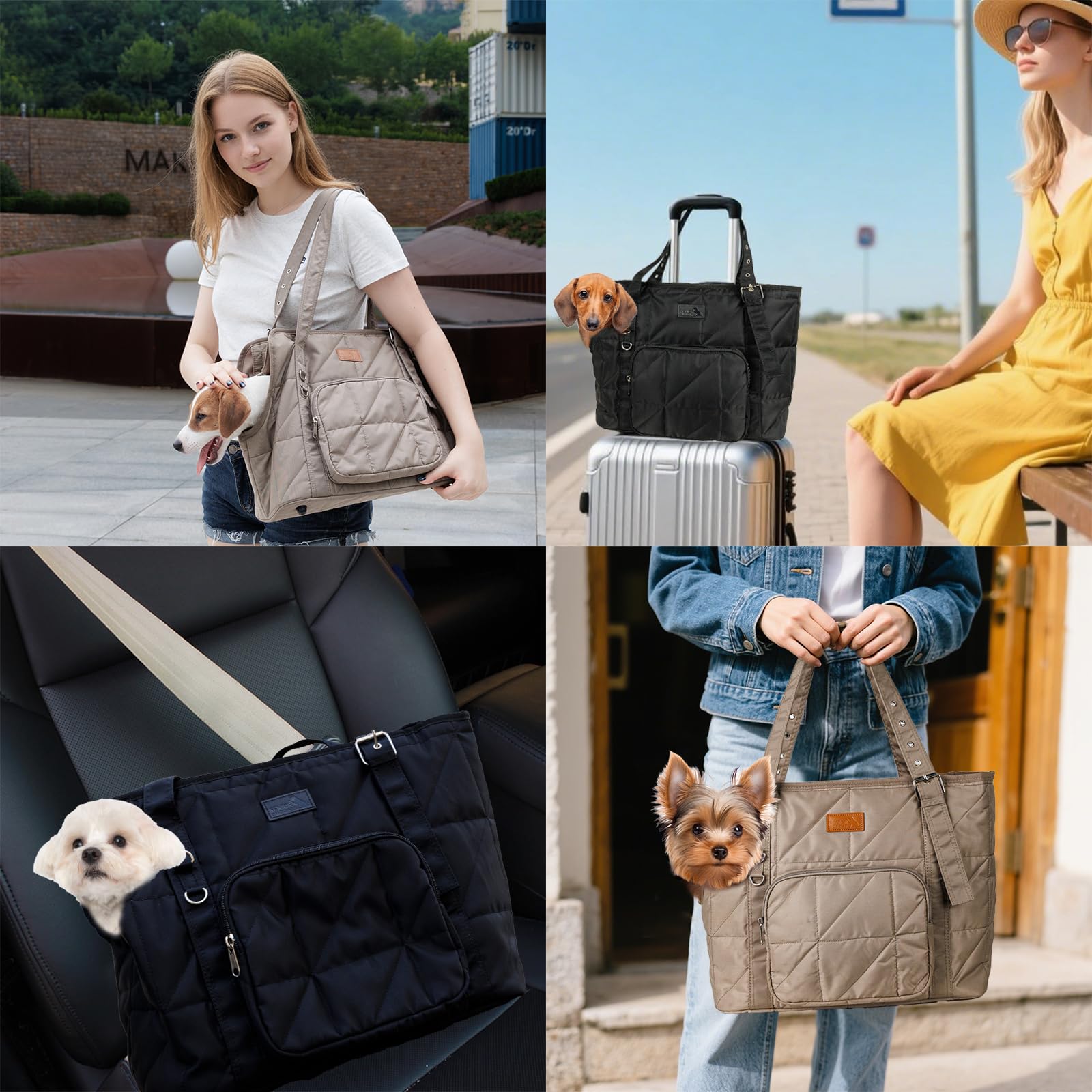 SENIOR BUDDAY dog carrier tote scratch-resistant exterior for everyday adventures