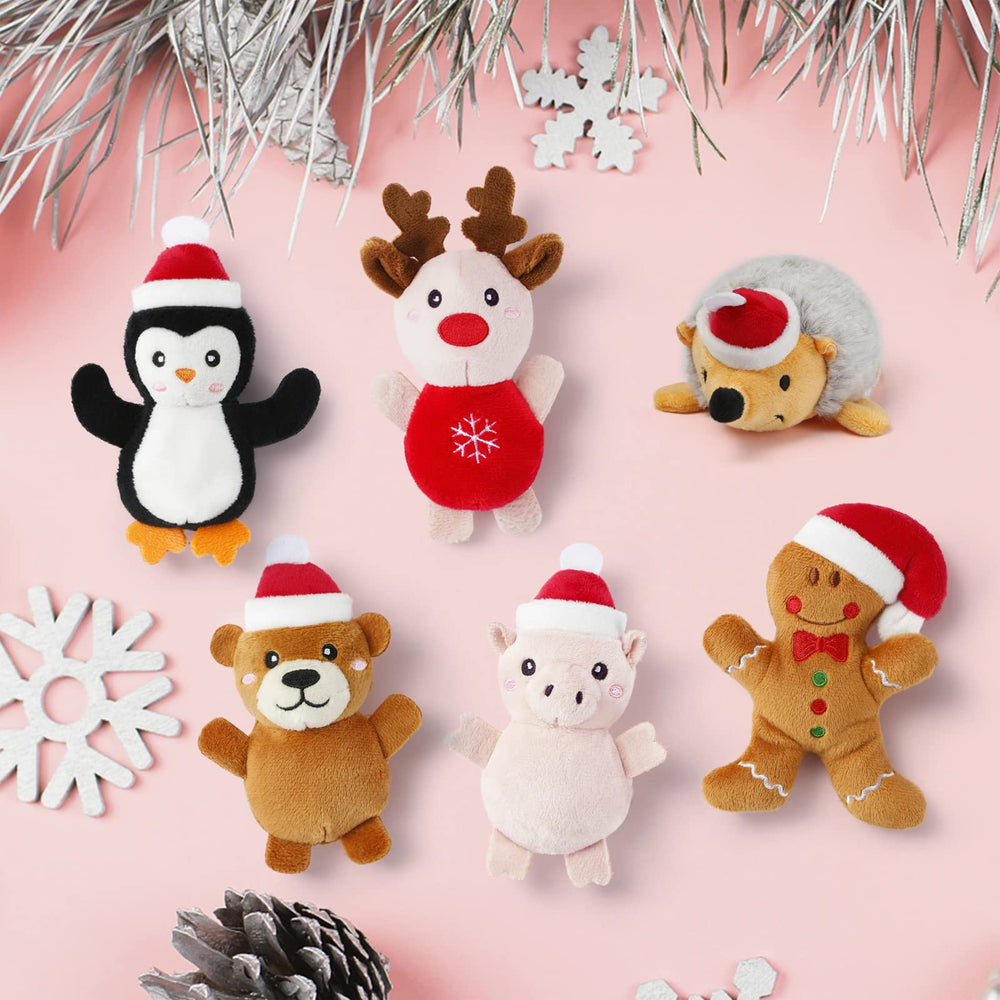 Senneny Christmas catnip toy Piggy plush for active pouncing and discovery.