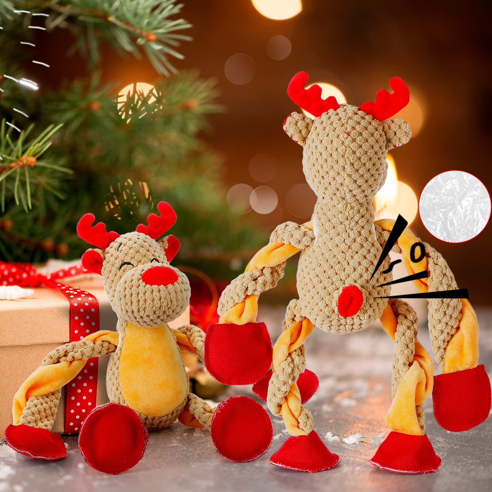 Senneny corduroy dog toy with embroidery showcases durable craftsmanship.
