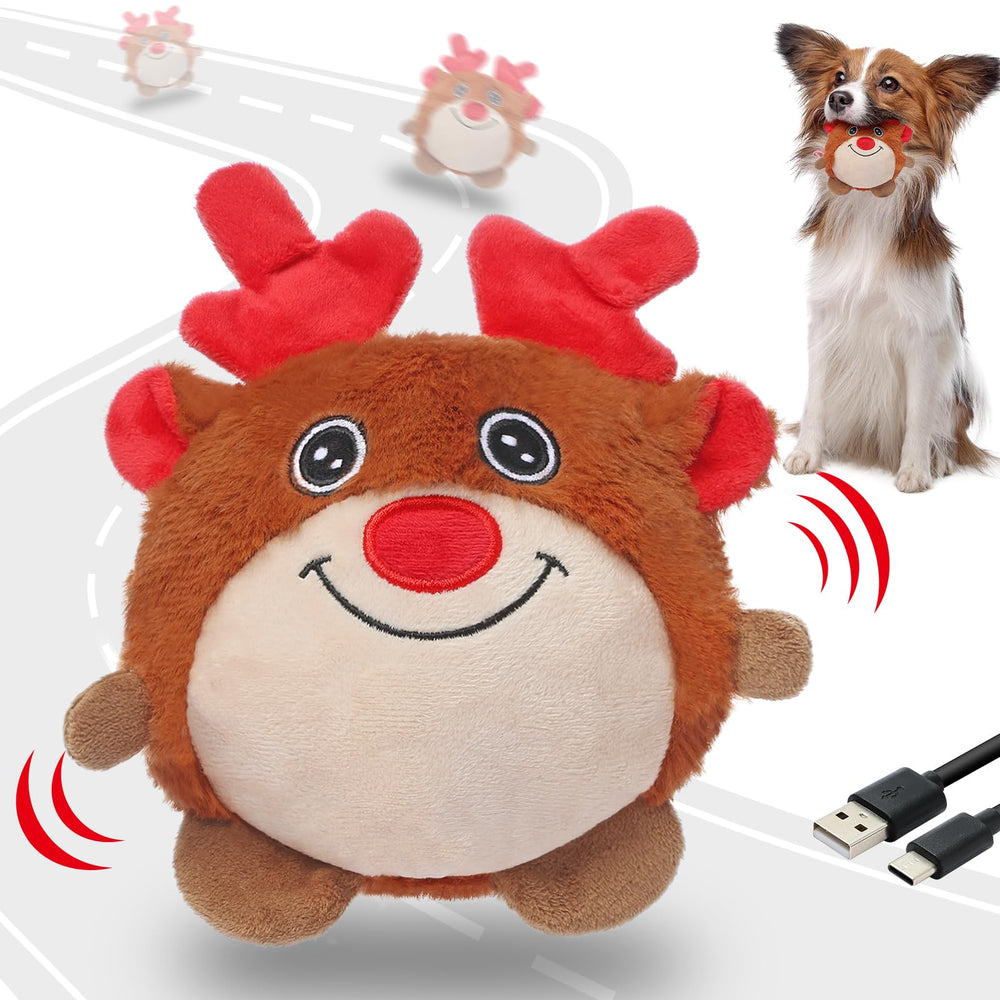 Senneny reindeer ball cover plush, ultra-soft for gentle play