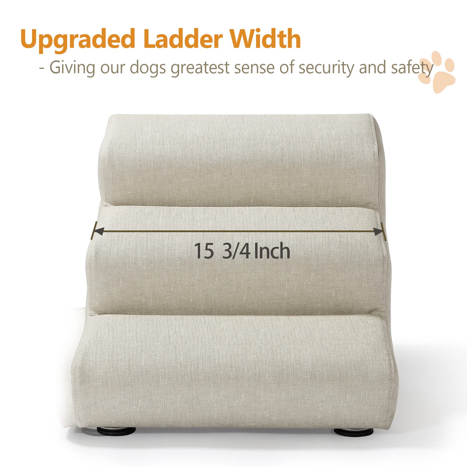 Senneny detachable wooden legs provide stable setup and simple storage