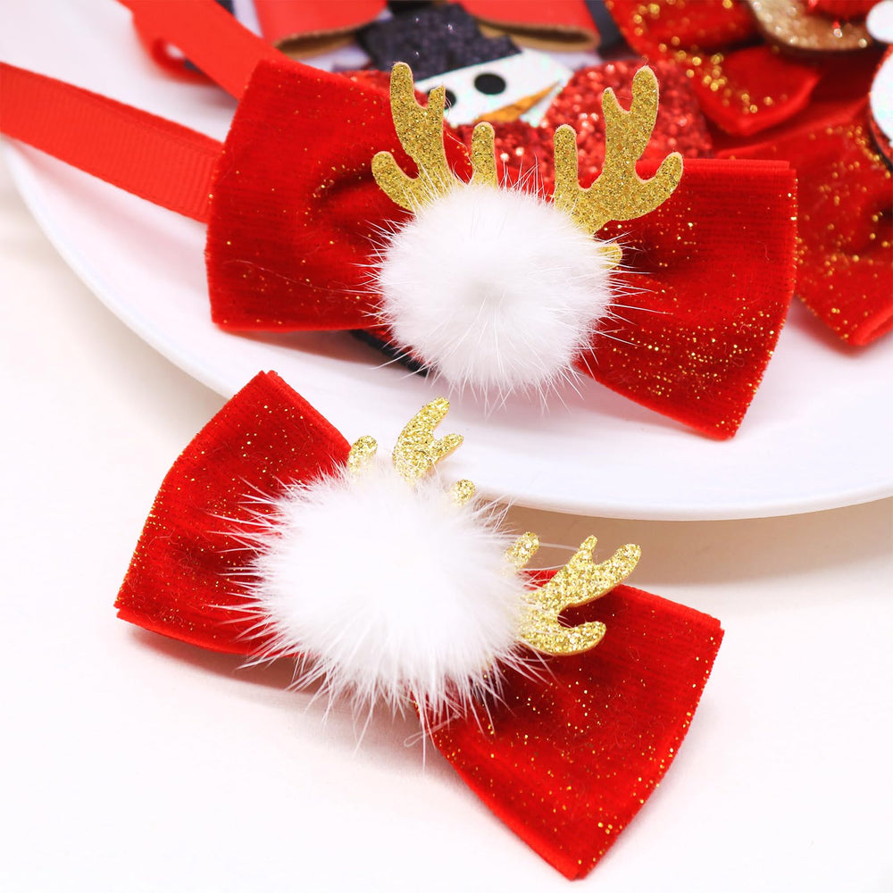 Senniea gingerbread man bow adds holiday cheer to collars