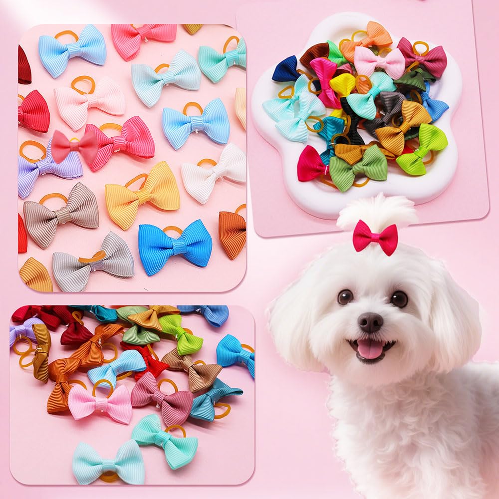 Senniea rhinestones and pearls embellishments add cute elegance to bows.