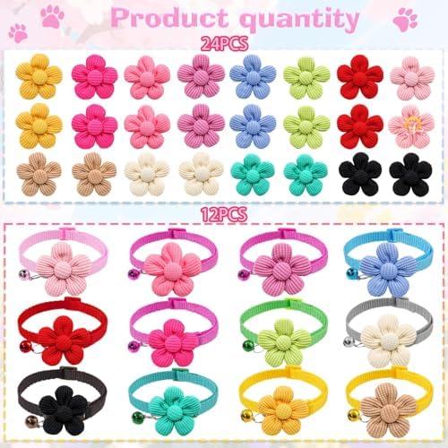 Senniea brown flower collar complements neutral outfits.