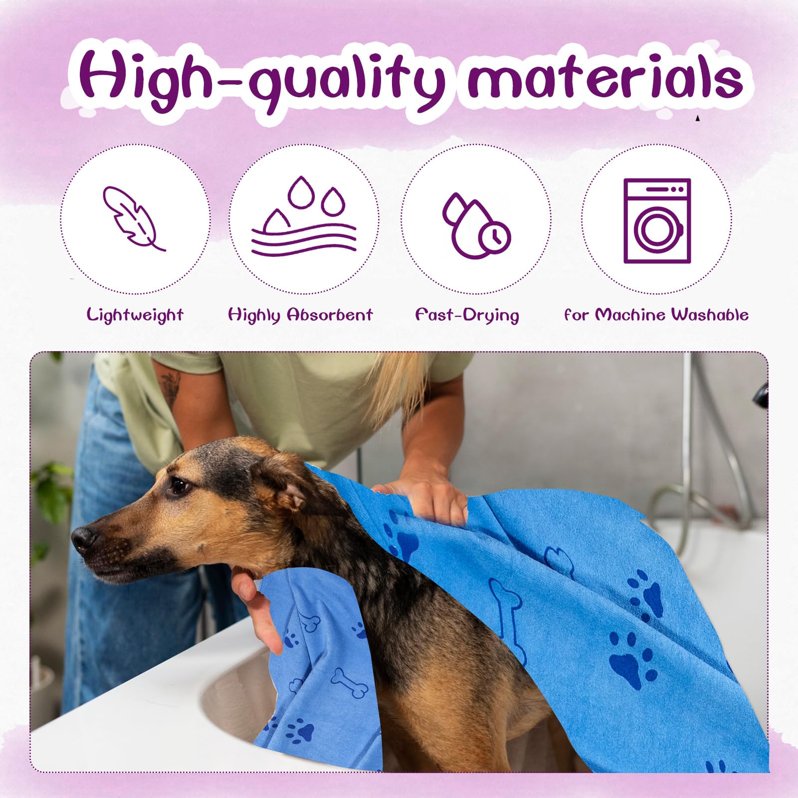 SENONAPO camping and picnic towel aids outdoor cleaning and quick-drying set
