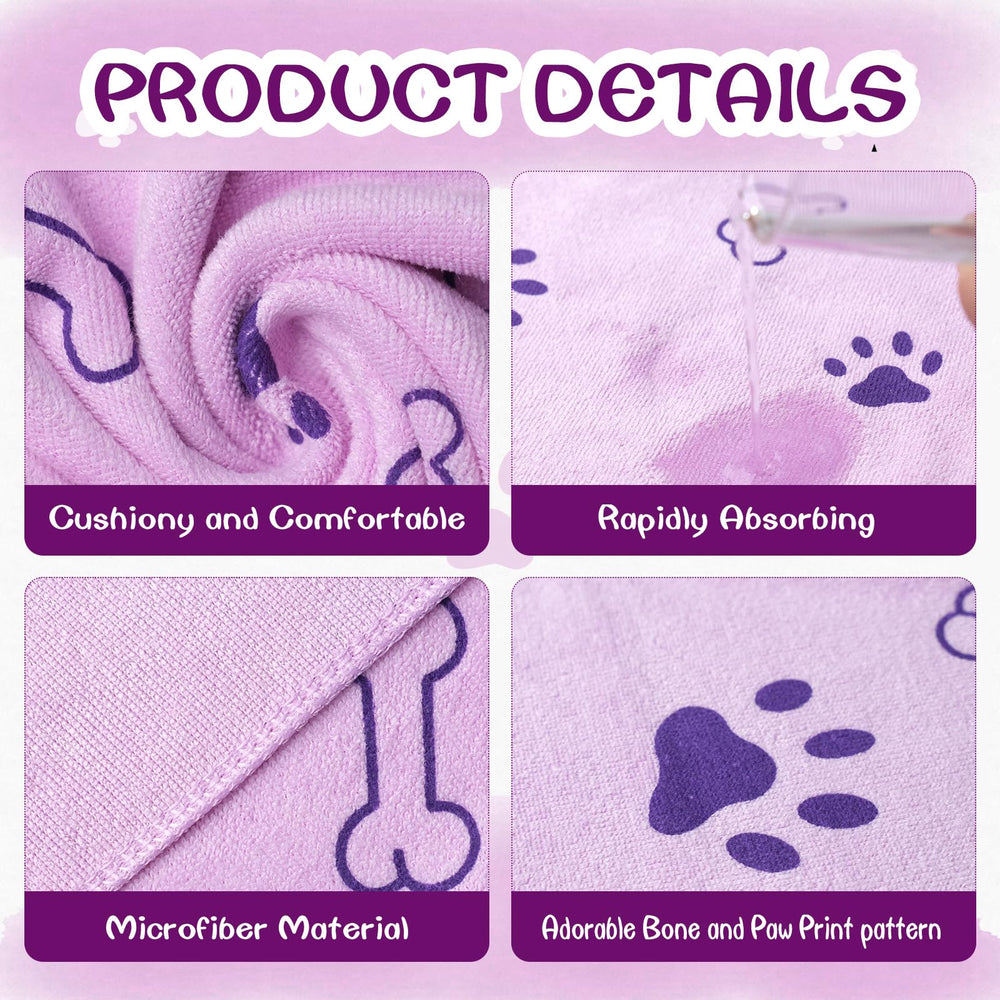 SENONAPO pet grooming towel pack simplifies care with color-coded towels